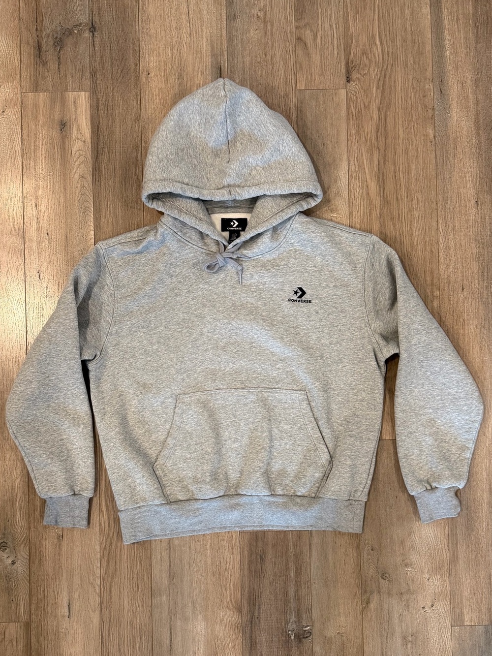 Converse Light Gray Pullover Hoodie
